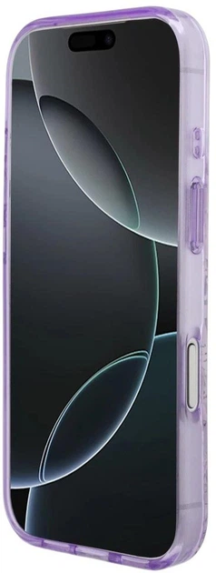 Панель Guess IML Flower & Tonal Circle MagSafe для Apple iPhone 17 Pro Max Purple (3666339525224) - зображення 7