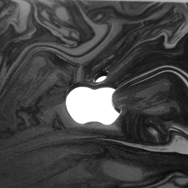 Чехол HardShell Waves Pattern для Macbook Pro 14.2 M1/M2/M3/M4 Black - изображение 6