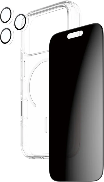 Etui PanzerGlass Flagship Privacy MagSafe 3in1 do Apple iPhone 17 Pro Max Transparent (5715685027444) - obraz 2