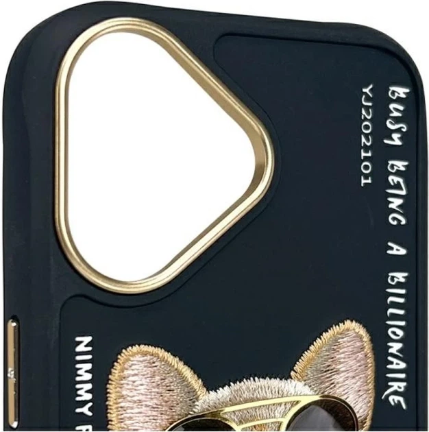 Панель Nimmy Glasses Cool Dog для Apple iPhone 16 Black (6971080319273) - зображення 6