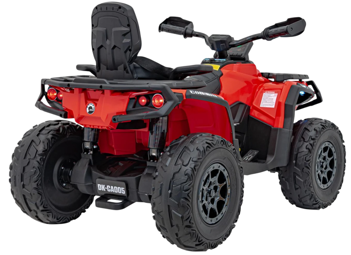 Електромобіль квадроцикл для дітей Quad Can Am Outlander ATV з пультом дистанційного керування Червоний (5903864982688) - зображення 10