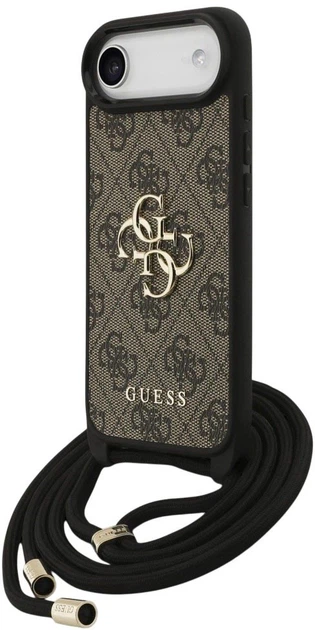 Панель Guess 4G Big Logo Cord Stap Crossbody для Apple iPhone Air Brown (3666339526788) - зображення 2