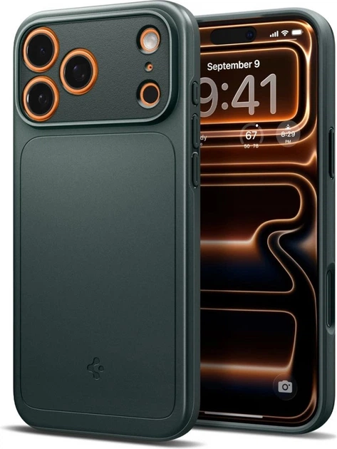 Панель Spigen Thin Fit MagSafe Case для Apple iPhone 17 Pro Max Abyss Green (ACS10275) - зображення 3