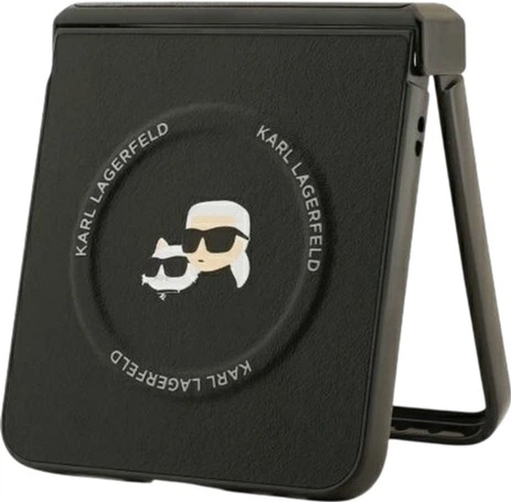 Панель Karl Lagerfeld Karl&Choupette Pins MagSafe для Samsung Galaxy Flip 7 Black (KLHMZF7PSMLRKCK) - зображення 7