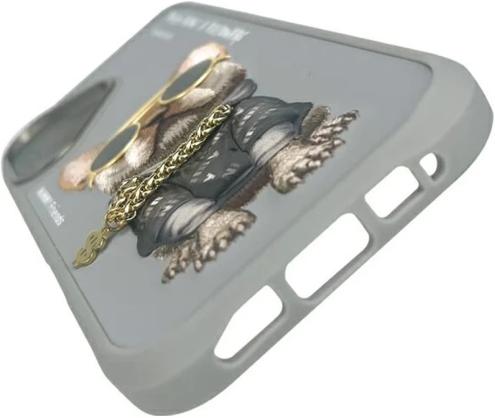 Панель Nimmy Glasses Cool Dog для Apple iPhone 16 Grey (6971080319303) - зображення 7