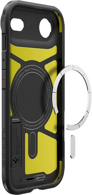 Панель Spigen Tough Armor "T" MagSafe case для Apple iPhone 17 Air Black (ACS10324) - зображення 9