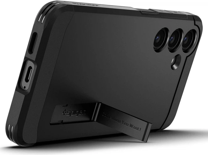 Панель Spigen Tough Armor Case для Samsung Galaxy S24 Plus Black (ACS07332) - зображення 7