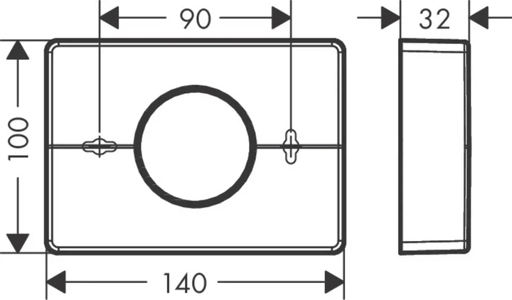 HANSGROHE AddStoris Диспенсер для салфеток 3.2 х 10.0 x 14.0 см, Chrome (41773000) - изображение 2
