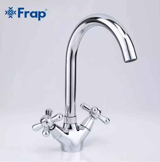 Двухвентильный Смеситель для кухни Frap F4025 латунный - изображение 2