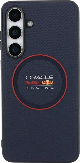 Etui plecki Red Bull Meshed Red Ring MagSafe do Samsung Galaxy S25 FE Navy Blue (RBHMS25FE24PUILVR) - obraz 3