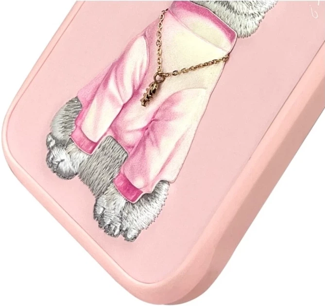 Etui plecki Nimmy Glasses Cool Cat do Apple iPhone 16 Pro Pink (6971080319341) - obraz 4