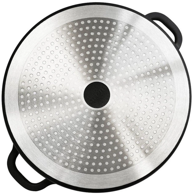 Каструля Orion Grande гранітна з кришкою чорна 7 л 28 см (8592381153144) - зображення 3