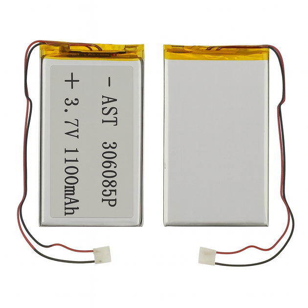Акумулятор 306085P універсальний з контролером, 3,8 х 50 х 87 мм (1100 mAh) для смартфона, планшета - зображення 3
