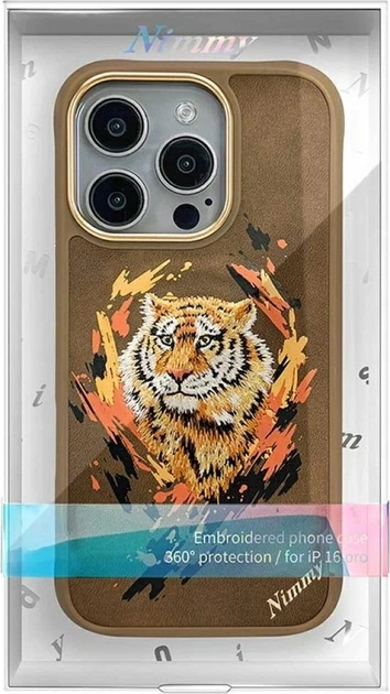 Панель Nimmy Tiger MagSafe для Apple iPhone 16 Pro Max Light Brown (6971080310034) - зображення 9