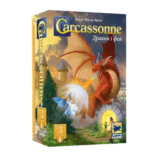 Настільна гра Feelindigo Каркасон: Дракон Та Фея (Carcassonne: The Princess And The Dragon) (доповнення) (укр) ( FI25068 ) - Фото 2 Настільна гра Feelindigo Каркасон: Дракон Та Фея (Carcassonne: The Princess And The Dragon) (доповнення) (укр) ( FI25068 ) - изображение 2