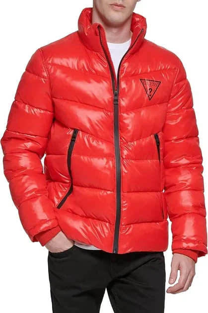 Куртка чоловіча Guess XXL, червона - Фото 4 Куртка чоловіча Guess XXL, червона - зображення 4