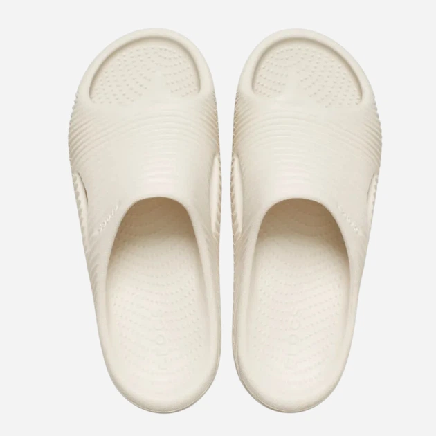 Жіночі шльопанці Crocs Mellow Tide Recovery Slide 210333-160 38-39 (M6/W8) 24 см Бежеві (196265774265) - зображення 3