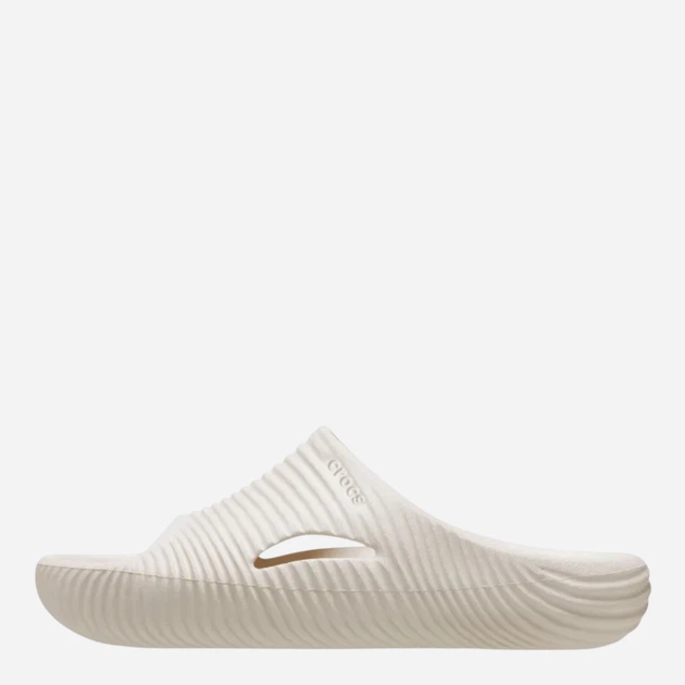 Жіночі шльопанці Crocs Mellow Tide Recovery Slide 210333-160 37-38 (M5/W7) 23 см Бежеві (196265774258) - зображення 5