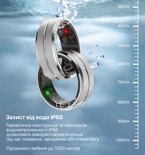 Смарт-кольцо INSPIRE HSR01 Размер 11 Silver (HSR01-11) - Фото 9 Смарт-кольцо INSPIRE HSR01 Размер 11 Silver (HSR01-11) - изображение 9