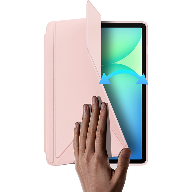 Чохол книжка DUX DUCIS Magi для планшета Samsung Galaxy Tab S10 Lite / S10 FE / S9 / S9 FE Pink - зображення 2