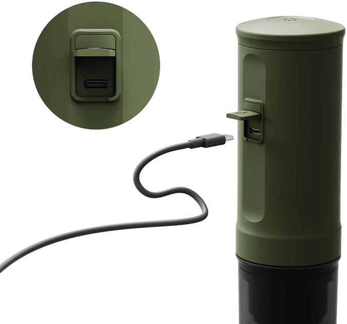 Przenośny ekspres do kawy Outin Nano w kolorze Forest Green (1240000016420) - obraz 4