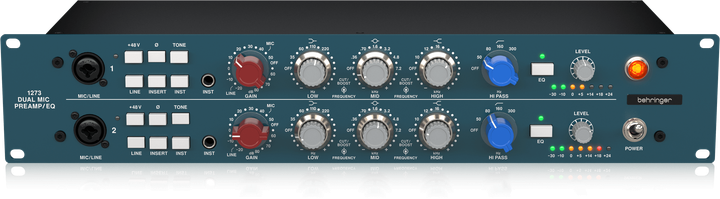 Przedwzmacniacz mikrofonowy Behringer 1273 27001063 (4033653081450) - obraz 2