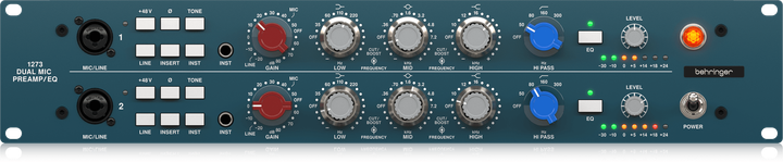 Przedwzmacniacz mikrofonowy Behringer 1273 27001063 (4033653081450) - obraz 4