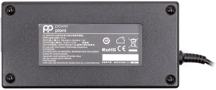 Блок живлення PowerPlant для ноутбука ASUS 19.5 В 230 Вт 11.8 A 5.5 х 2.5 (AS230G5525) - зображення 2