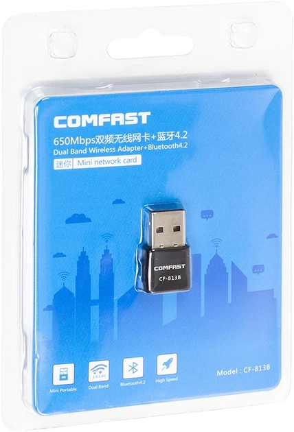 Adapter Wi-Fi/Bluetooth Comfast CF-813B - obraz 4