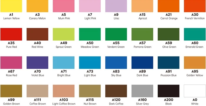 Markery akrylowe Arrtx AACM-03-32 32 kolory (LC302802) - obraz 2