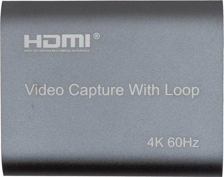 Зовнішня карта відеозахоплення PowerPlant HDMI USB2.0 4k/60hz (HDVC7) (CA914173) - зображення 3