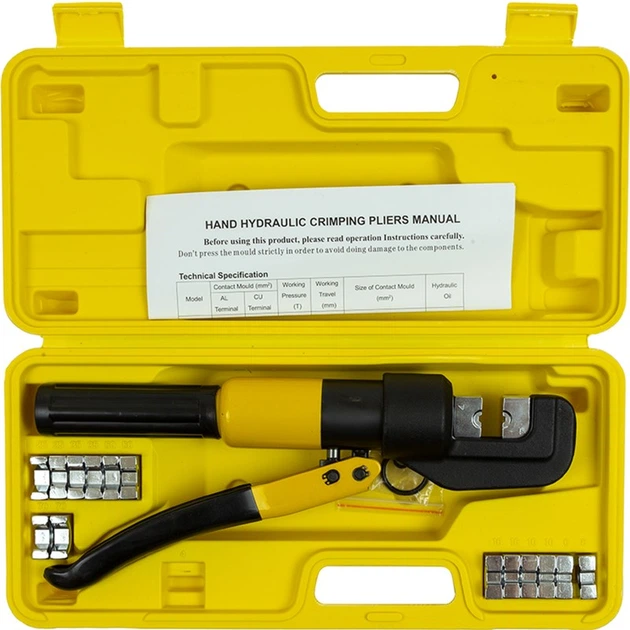 Гідравлічні обтискні кліщі HiSmart 4-70 мм2 (YQK-70) - зображення 2