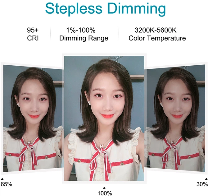 Lampa pierścieniowa LED Puluz PKT3058B 4.7" + statyw 12 cm - obraz 8