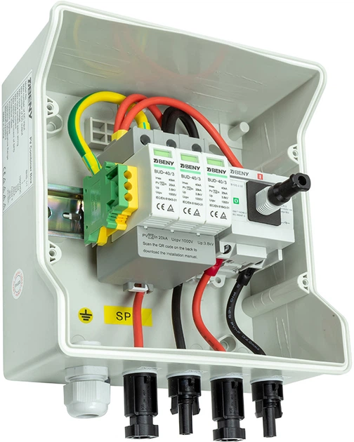 Комунікаційна коробка HiSmart PV DC 1 вхід - 1 вихід IP66 (NV820122) - зображення 4