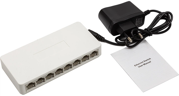 Przełącznik HiSmart 8-Port 10/100/1000Mbps (TV990191) - obraz 4