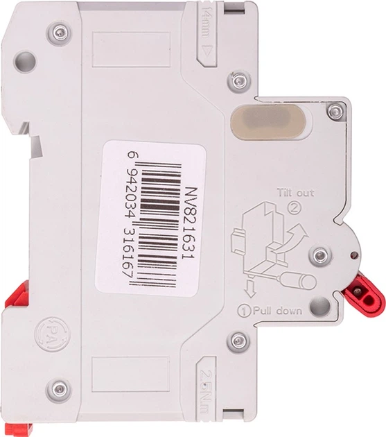 Модульний автоматичний вимикач CNC Electric YCB9-80M 4P C40 6ka (NV821631) - зображення 2