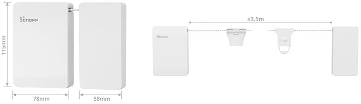 Zestaw do automatycznego sterowania roletami Sonoff ZBCurtain (ZBCURTAIN) - obraz 6