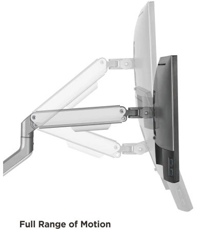 Настільне кріплення HiSmart для двох моніторів 17-32" (HS082451) - зображення 2