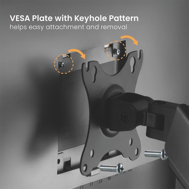 Настільне кріплення HiSmart для монітора 17"-32" (HS083168) - зображення 5