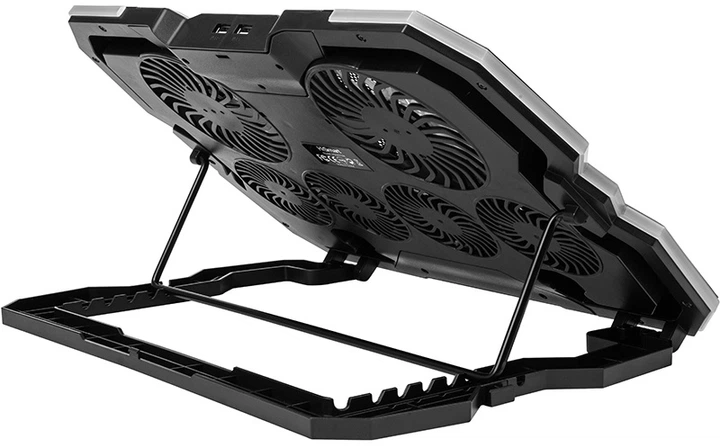 Podstawka chłodząca do laptopa HiSmart DCX-A103 Black (HS083144) - obraz 3