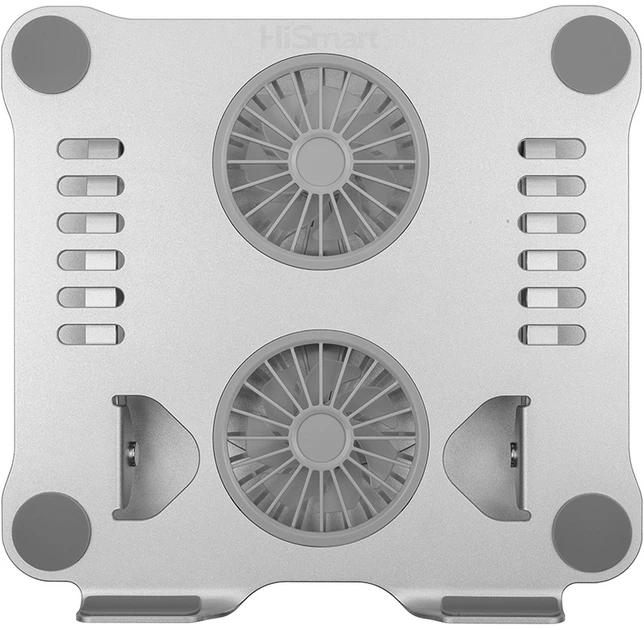 Podstawka chłodząca do laptopa HiSmart SX-LS111B Silver (HS083298) - obraz 3