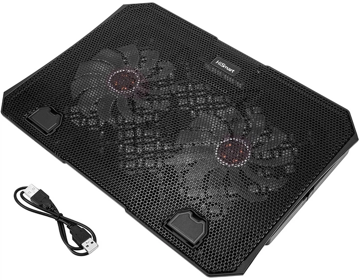 Podstawka chłodząca do laptopa HiSmart DCX-039 Black (HS083120) - obraz 5