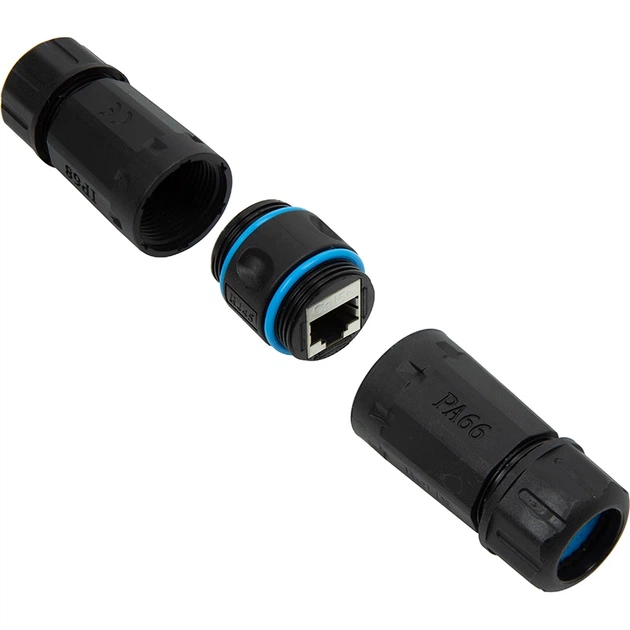 Adapter PowerPlant RJ45 dla UTP CAT5E IP68 (TV992126) - obraz 2