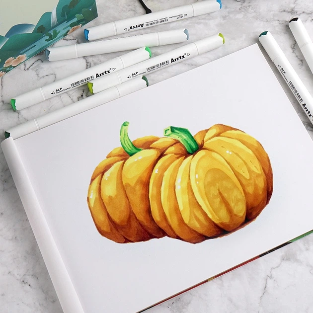 Markery alkoholowe Arrtx Alp ASM-0280A 80 kolorów (LC302192) - obraz 11