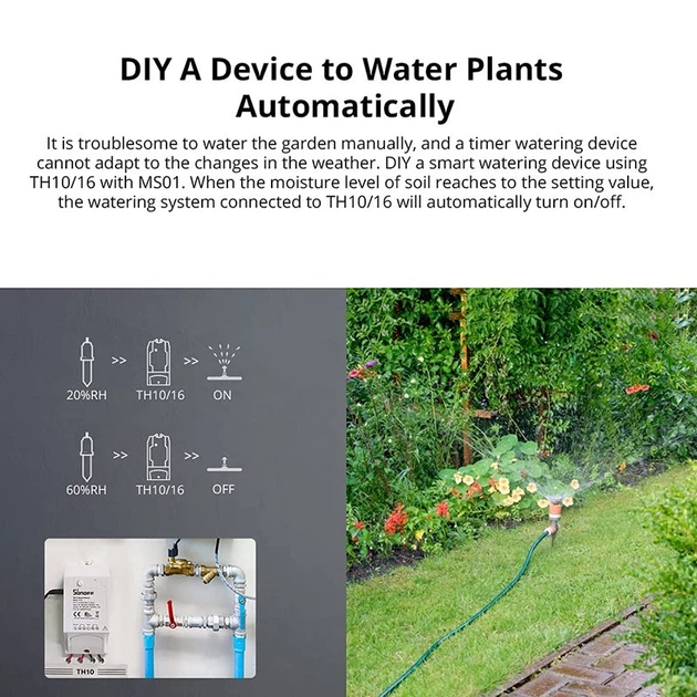 Inteligentny czujnik wilgotności gleby Sonoff MS01 - obraz 5