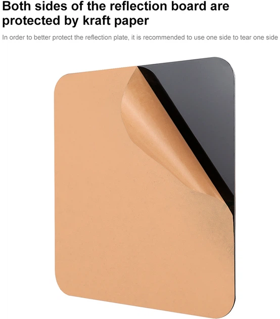 Tło akrylowe do fotografii przedmiotowej Puluz 30 cm, czarne - obraz 6