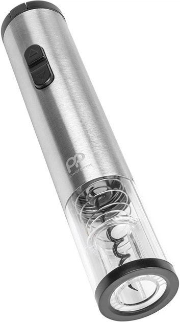 Електричний портативний штопор для вина PowerPlant Сталевий (PP1016) - зображення 2