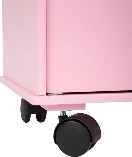 Szafa dla lalek Small Foot drewniana Różowa 5410414 (4020972028808) - obraz 3