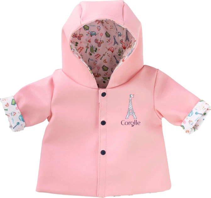 Płaszcz przeciwdeszczowy dla lalek Corolle Weekend in Paris odwracalny 36 cm 5610752 (4062013141732) - obraz 2