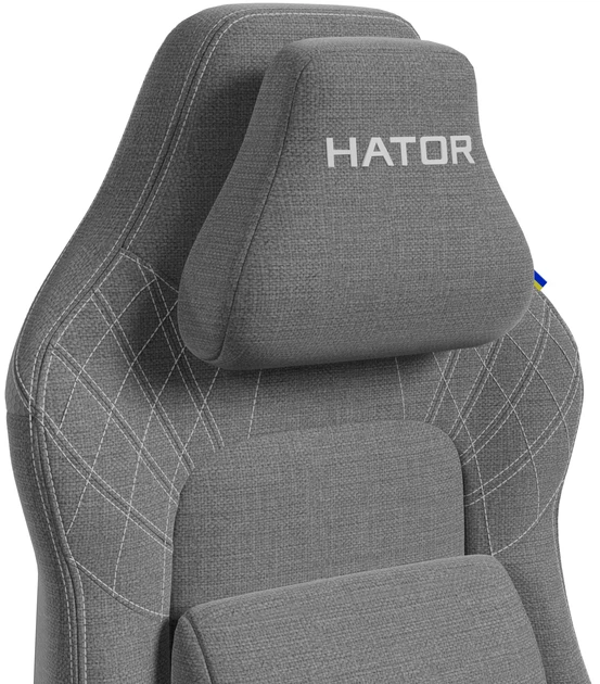 Крісло для геймерів Hator Darkside 3L Pro Fabric Grey (HTC3216L) - зображення 4